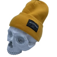 NORTH SIDE BUTCHERS  KNIT BEANIE  GOLD
