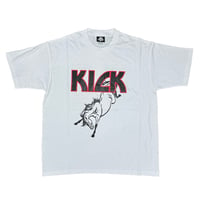 NORTH SIDE BUTCHERS "KICK" T-SHIRT  WHITE