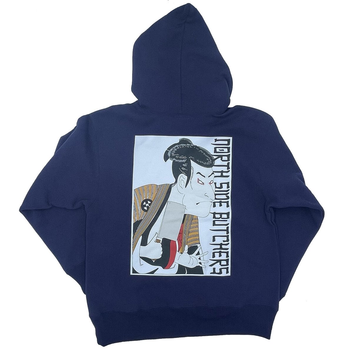 NORTH SIDE BUTCHERS 『UKIYOE』 HOODIE NAVY | NORT
