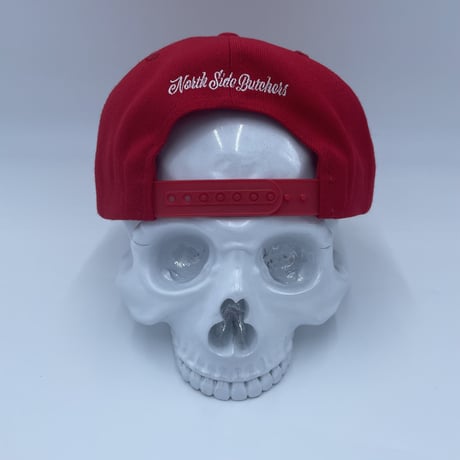 NORTH SIDE BUTCHERS " BUTCHERS TM” BASE BALL CAP RED