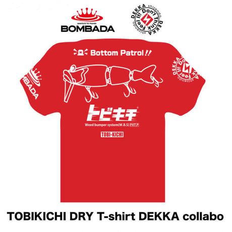30%off BOMBADA  / ボンバダ 【 TOBIKICHI DRY T-shirt DEKKA collabo / トビキチ ドライTシャツ デッカコラボ 】