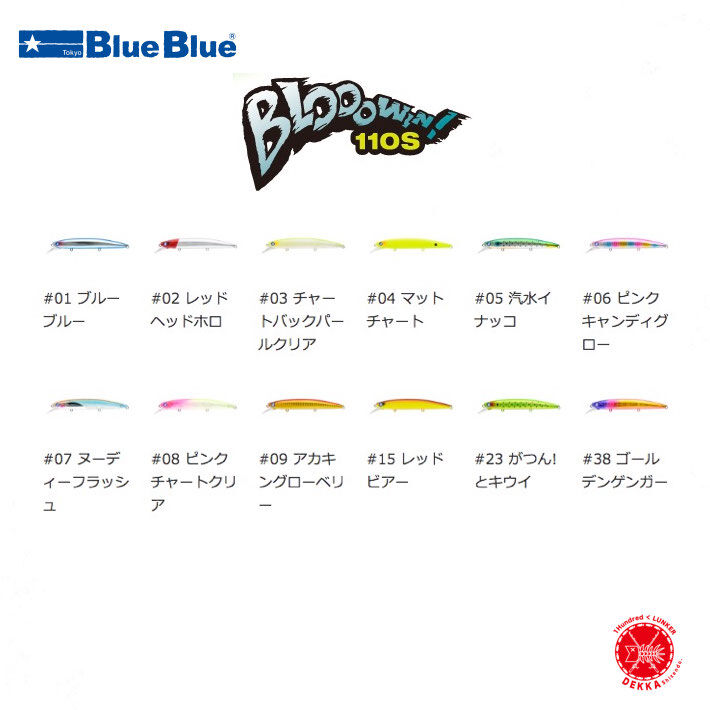 ブルーブルー　BLOOOWIN110S　4個セット