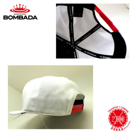 BOMBADA AGUA/ボンバダ・アグア 【 RUBBER LOGO BIG FLAT CAP / ラバーロゴ ビッグフラットキャップ 】