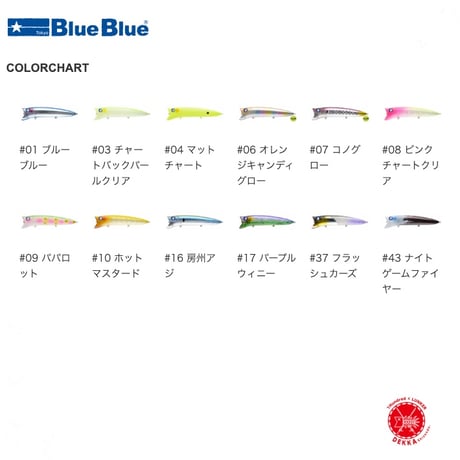 Blue Blue / ブルーブルー [ GABOZ 120 / ガボッツ 120 ] シーバス クリックポスト