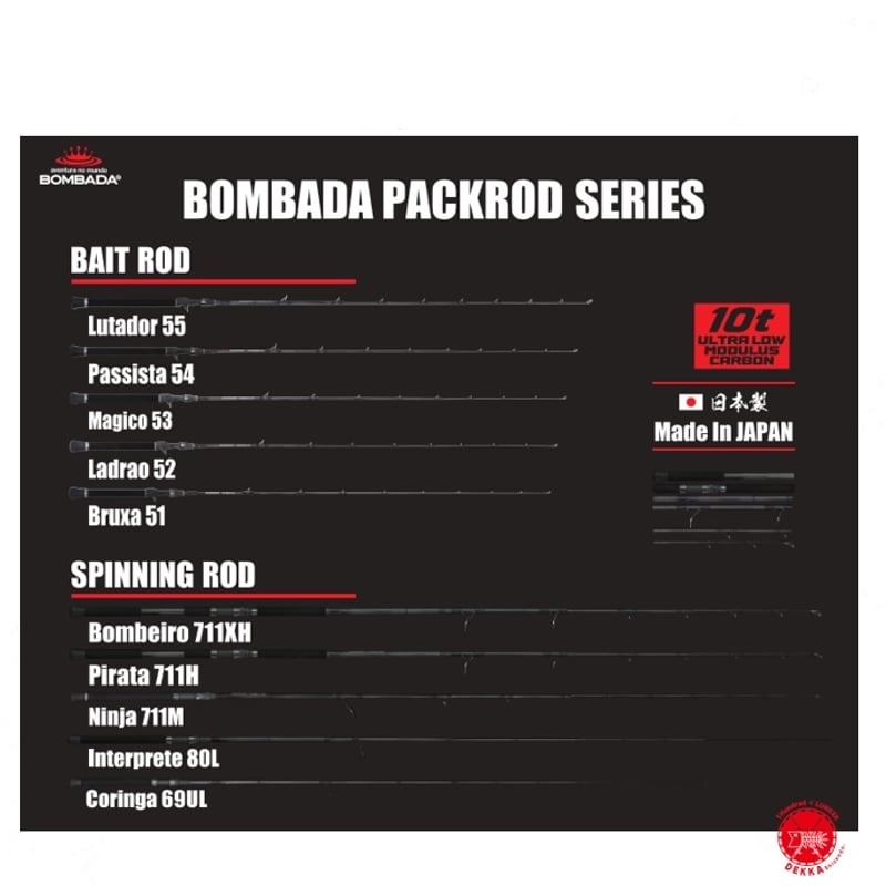 BOMBADA / ボンバダ 【 PACK ROD SERIES / パックロッドシリーズ 】
