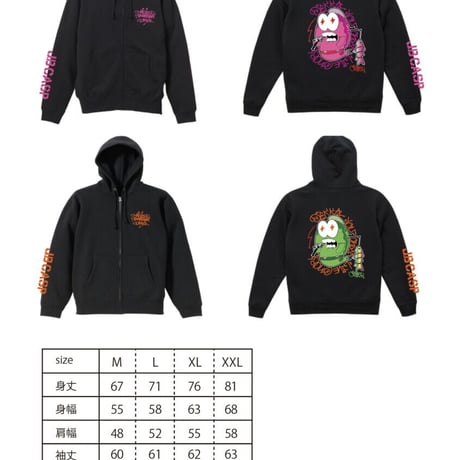 【 DEKKA J.B CASP ZIP HOODIE / デッカ ジェイビー キャスプ ジップフーディー 】