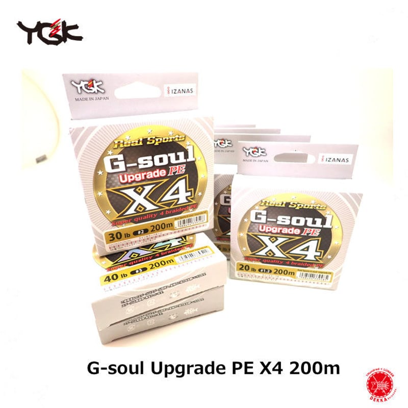 大特価! YGK / よつあみ 【 G-soul Upgrade PE X4 200m / ジ 大特価! YGK / よつあみ 【 G-soul Upgrade PE X4 200m / ジ