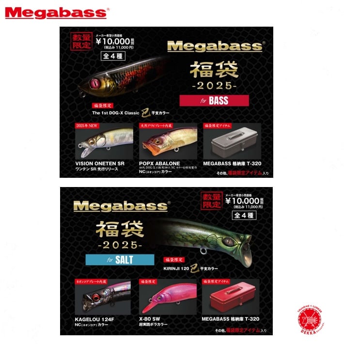 Megabass / メガバス 2025 福袋 for Bass for Salt drt23