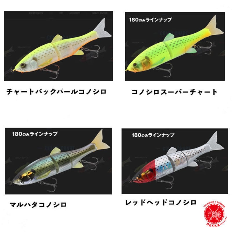 JACKALL / ジャッカル 【 DOWZ SWIMMER 180SF SAlT COLOR