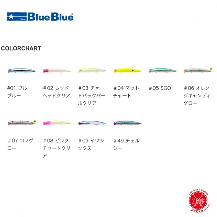 BLUE BLUE / ブルーブルー AIZER 160F / アイザー160F | DEKK BLUE BLUE / ブルーブルー AIZER 160F / アイザー160F | DEKK
