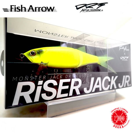 Fish Arrow × DRT / フィッシュアロー × ディーアールティー【RiSER JACK JR. #06 NIGHT SUPER / ライザージャックジュニア #06 夜用スーパー】