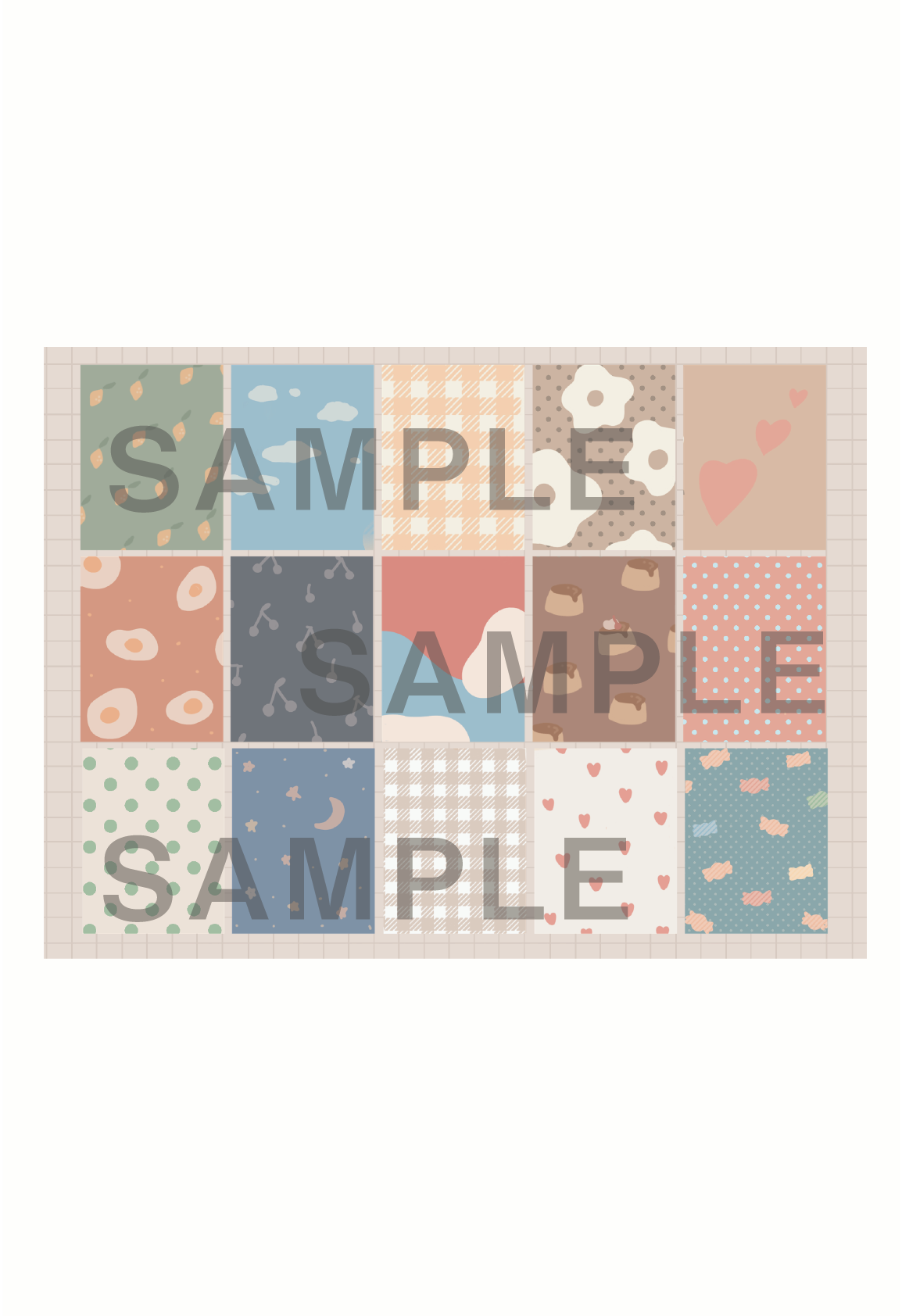 デカール ナーサリー パステル カップボード バニー CRUXTORE