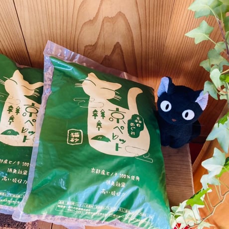 猫砂用　京ペレット(ヒノキ）３㎏入り×５袋セット