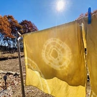梨の葉染め 掛け布団カバー〈シングル・リネン100％〉模様を選べます