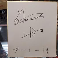 リー・ハンター 直筆サイン色紙