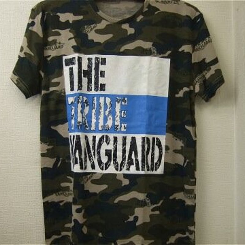 TRIBE VANGUARD 迷彩柄Tシャツ YAMATO、ヨースケ・サンタマリア 直筆