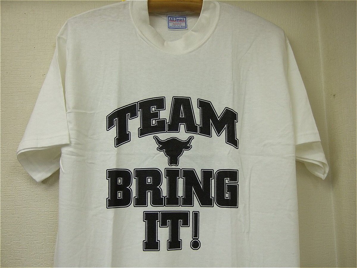 ザ・ロック（WWF時代）TEAM BRING IT！ Tシャツ US Mサイズ