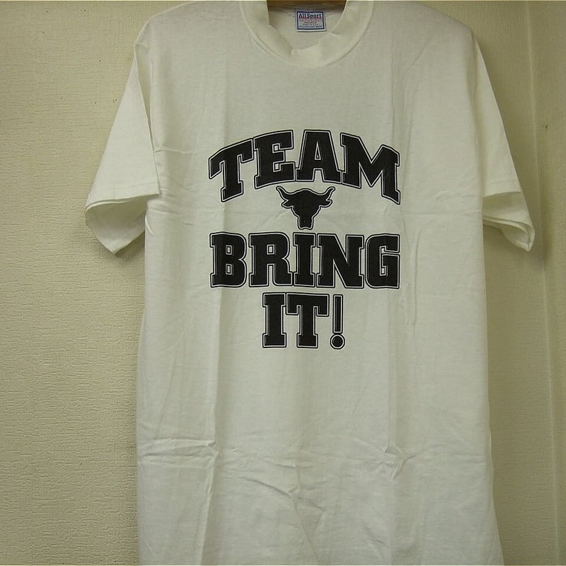 ザ・ロック（WWF時代）TEAM BRING IT！ Tシャツ US Mサイズ