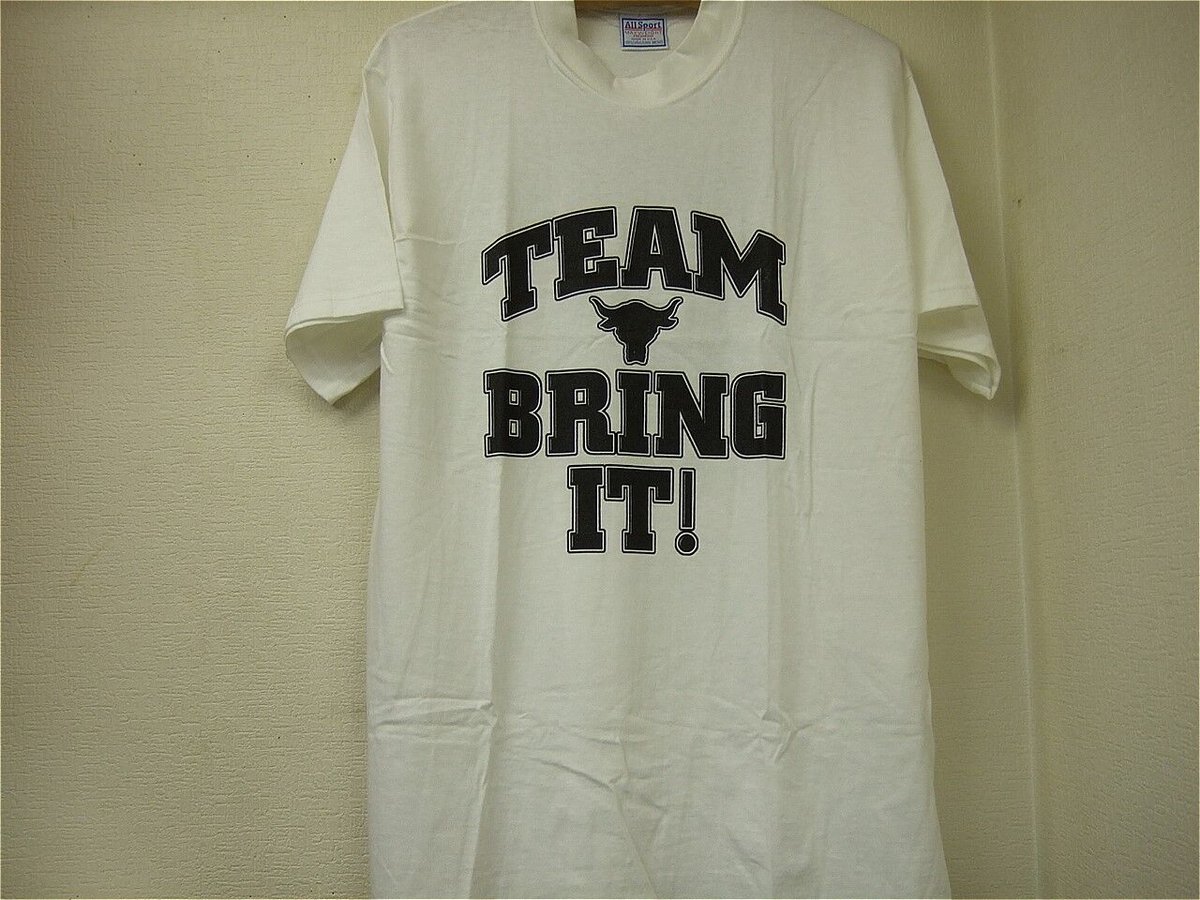 ザ・ロック（WWF時代）TEAM BRING IT！ Tシャツ US Mサイズ