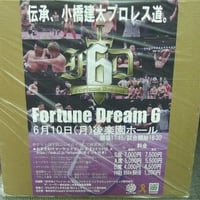 FortuneDream6 2019年6月10日後楽園ホール 大会ポスター