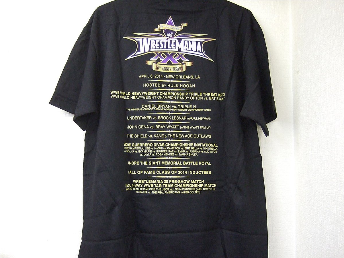WWF WWE レッスルマニア 2002 ザ・ロック ハルクホーガン Tシャツ WWE