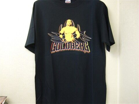 当時物 wcw ゴールドバーグ tシャツ USA製 nwo プロレス 古着 90s- nWo