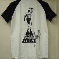 長州力デビュー30周年記念ラグランTシャツ Sサイズ（長州力直筆サイン入り）
