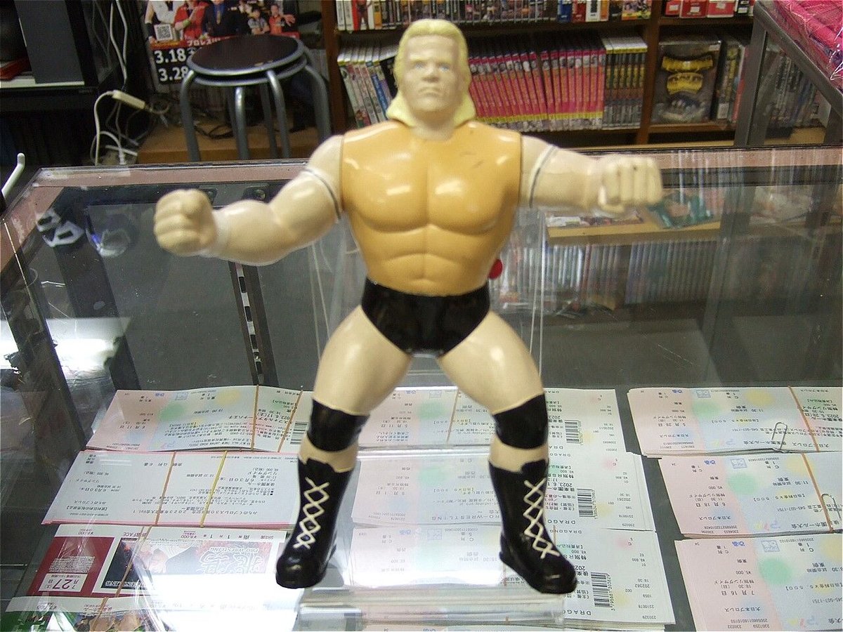 WWE WCW マテル レックス ルガー プロレス フィギュア レックス・ルガー（WCW時代）可動式フィギュア（開封済） | プロレス