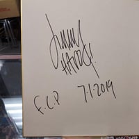 ジミー・ハボック 直筆サイン色紙