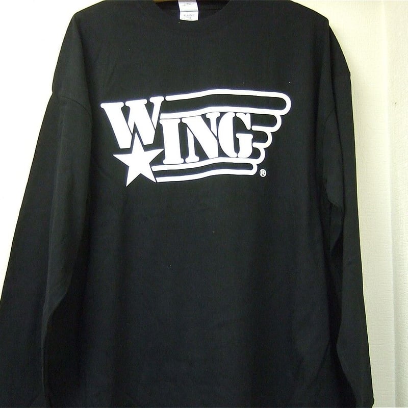 W☆INGロゴ・マーク・ロング・スリーブ(長袖)グリームT W☆INGロゴ・マーク・ロング・スリーブ(長袖)グリームT