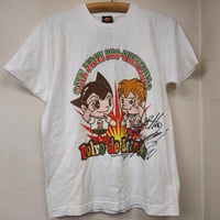 内藤哲也　鉄腕アトム　コラボ　新日　直筆サイン入りTシャツ　Mサイズ 内藤哲也×鉄腕アトムコラボTシャツ Mサイズ（内藤哲也直筆サイン入り