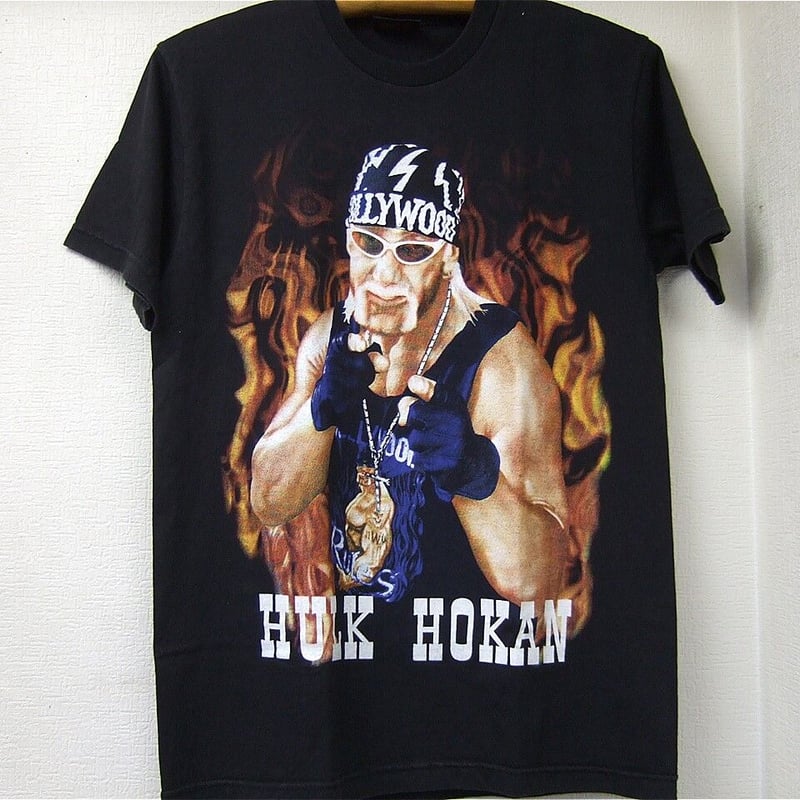 ハリウッド・ハルク・ホーガン ビックプリントTシャツ Mサイズ