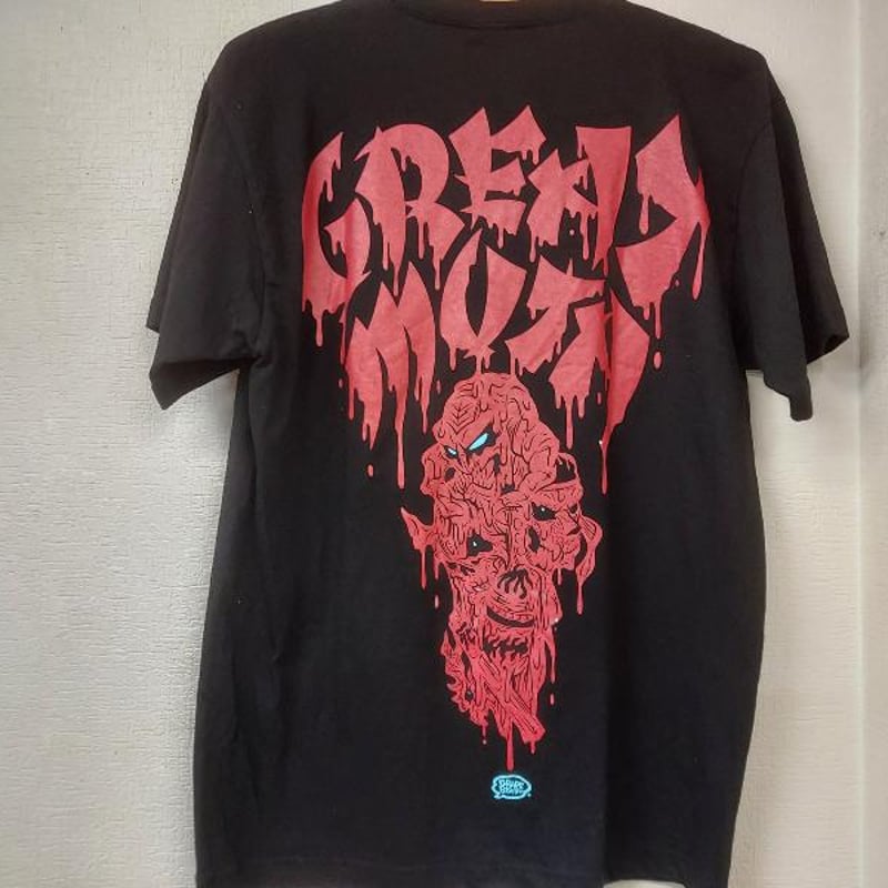 グレート・ムタ 特大イラストTシャツ（赤ムタver） Lサイズ