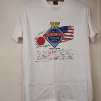 破壊王 橋本真也 直筆サイン入りTシャツ！ 橋本真也 破壊王Tシャツ（橋本真也直筆サイン入り）サイズ表記なし（L