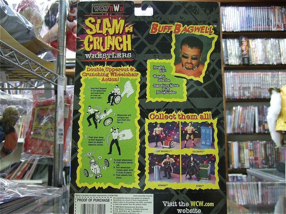 バフ・バグウェル(WCW時代)SLAMnCRUNCHフィギュア | プロレス バフ・バグウェル(WCW時代)SLAMnCRUNCHフィギュア | プロレス