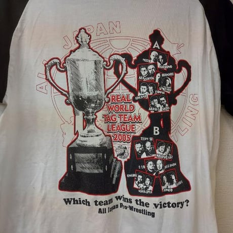 全日本プロレス 世界最強タッグ決定リーグ戦2005記念Tシャツ Mサイズ