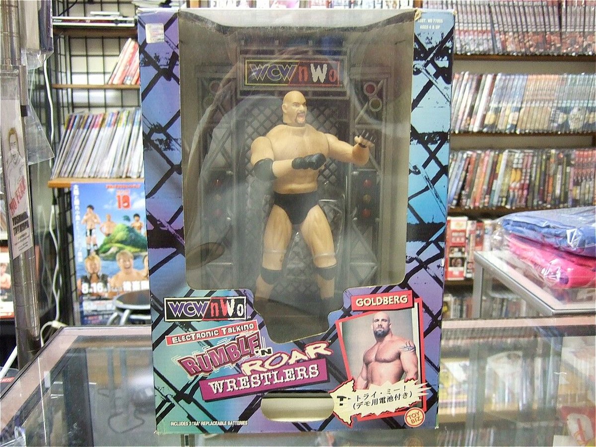 ゴールドバーグ （WCW時代） RUMBLE N ROAR WRESTLERS フィギュア |