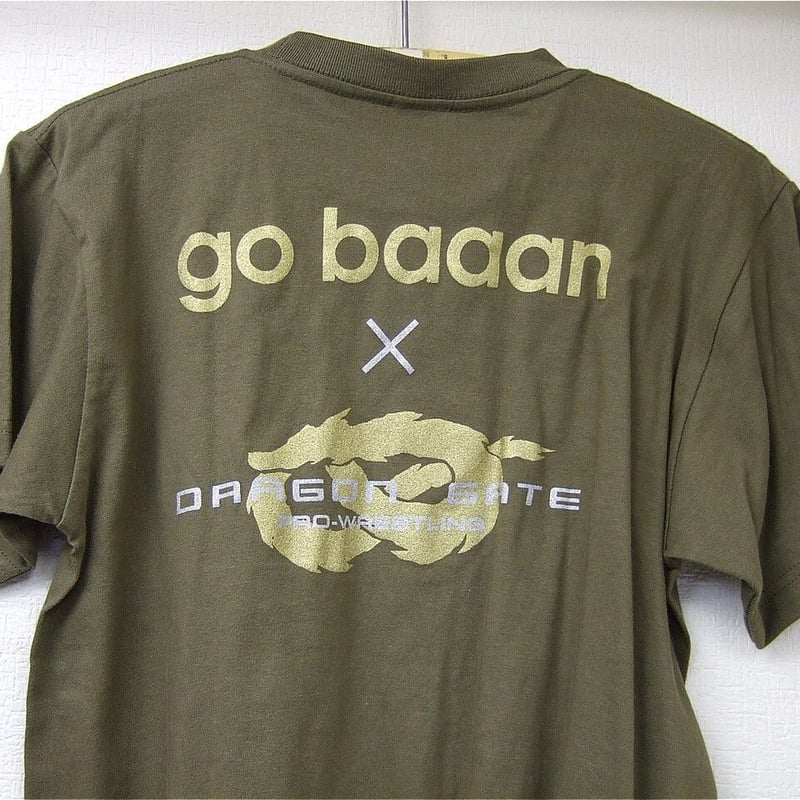 ドラゴンゲート×go baaanコラボTシャツ（YAMATO直筆サイン入り）S