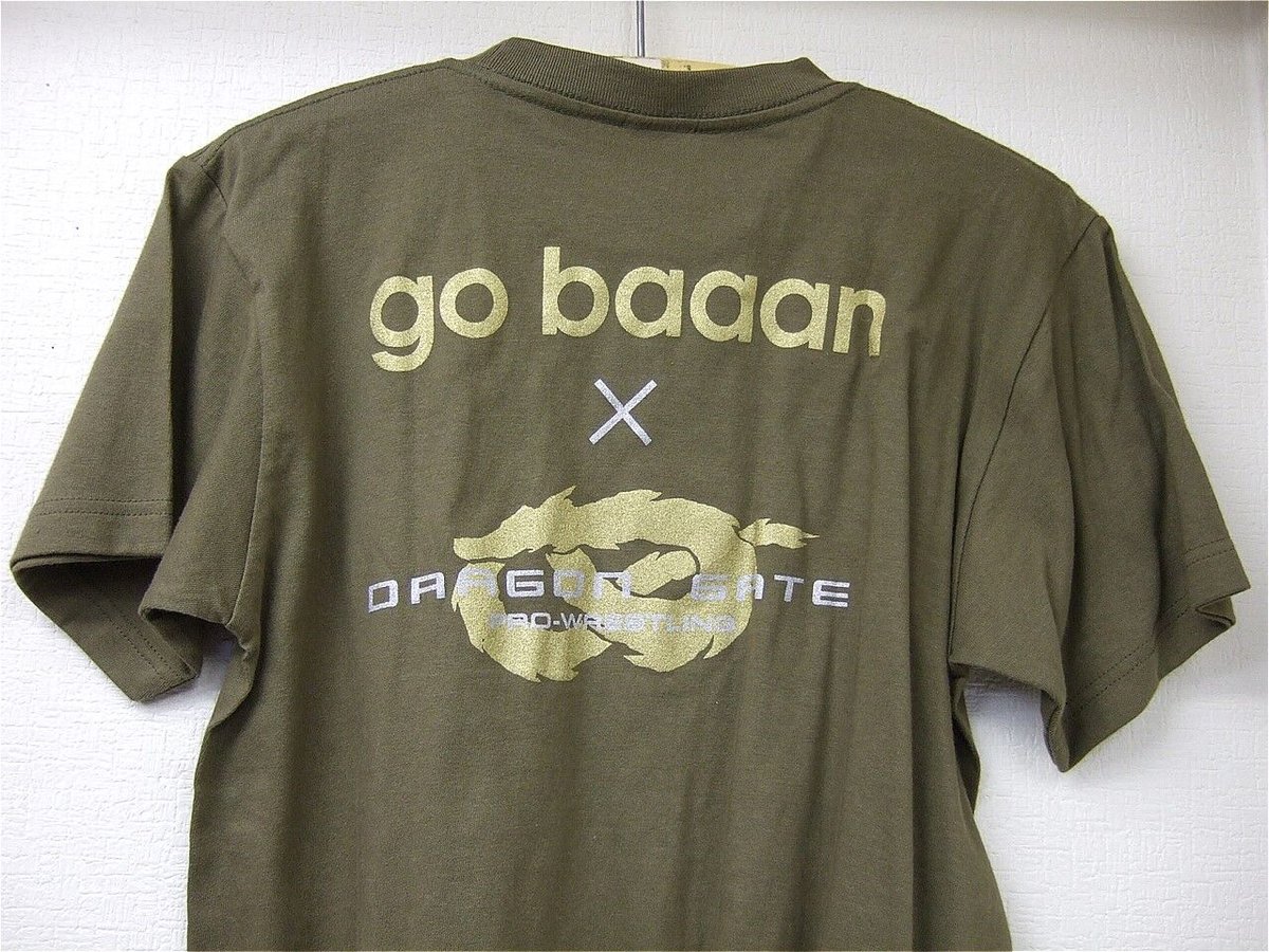ドラゴンゲート×go baaanコラボTシャツ（YAMATO直筆サイン入り）S 