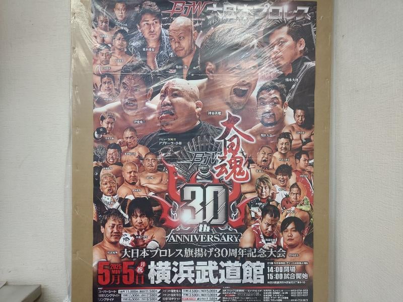 大日本プロレス 2025年5月5日横浜武道館大会ポスター | プロレス