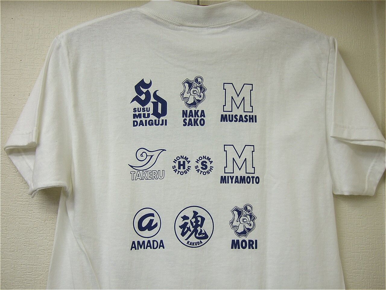 K-1 JAPAN Tシャツ（K-1 GRAND PRIXタグ付き、武蔵直筆サイン入り）S