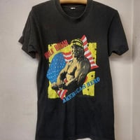 ハルク・ホーガン（WWF時代）当時モノビックプリントTシャツ サイズ表記なし（M～Lサイズ程度