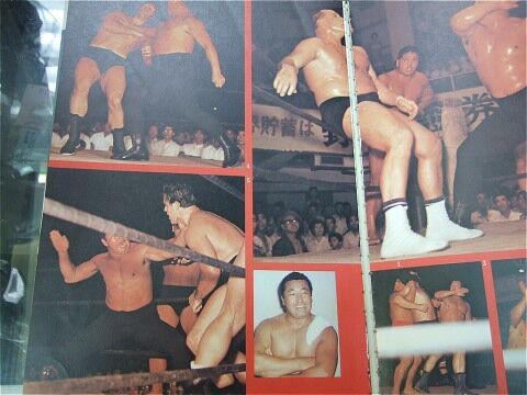 別冊プロレス夏季号 秘蔵写真でつづる 日本のプロレス （ポスター付き） ジャイアント馬場直筆サイン入り