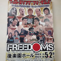 フリーダムズ 2017年5月2日後楽園ホール大会ポスター