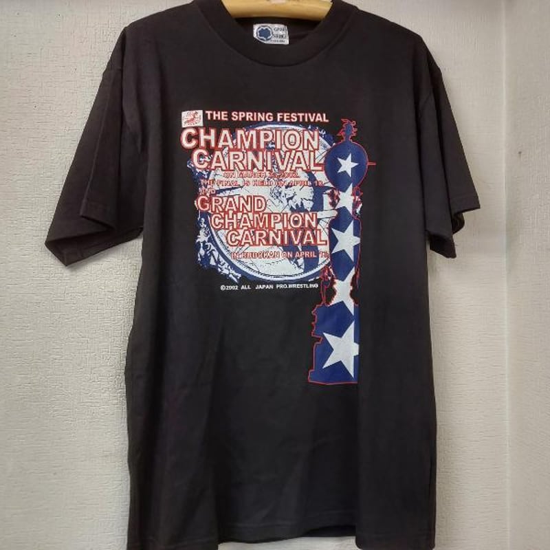 全日本プロレス 2002チャンピオンカーニバル大会記念Tシャツ サイズ
