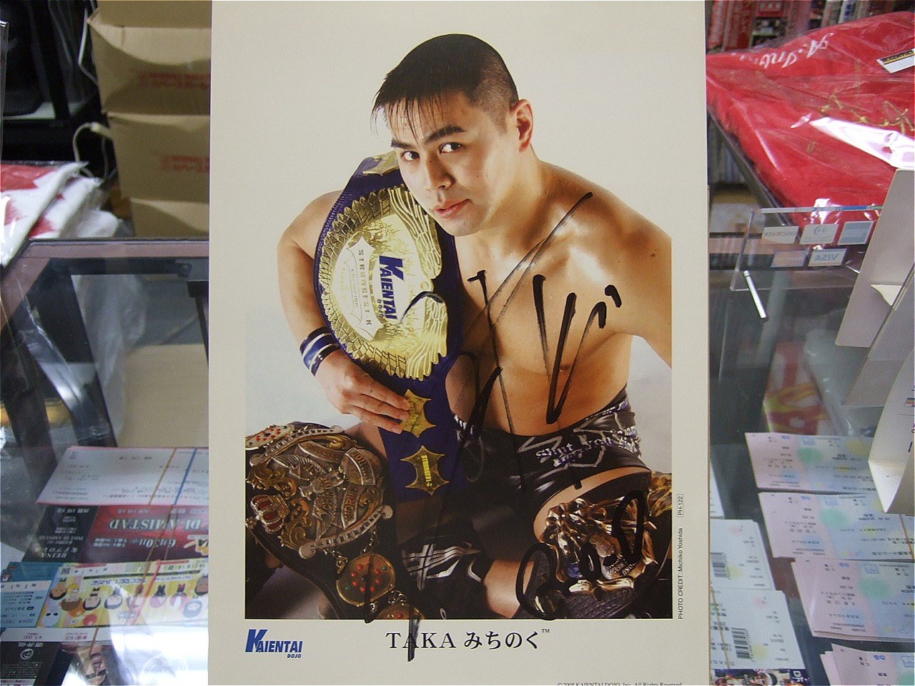 TAKAみちのく直筆サイン入りポートレート2 | プロレスショップチャンピオン