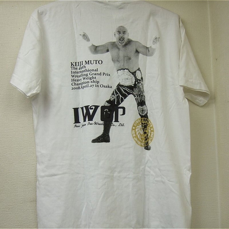 グレート・ムタ　サイン入り　Tシャツ 新日本プロレス グレートムタ Mサイン入りTシャツ