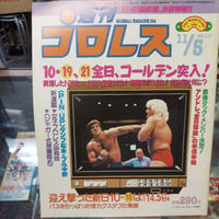 週刊プロレス 1985年11月7日号
