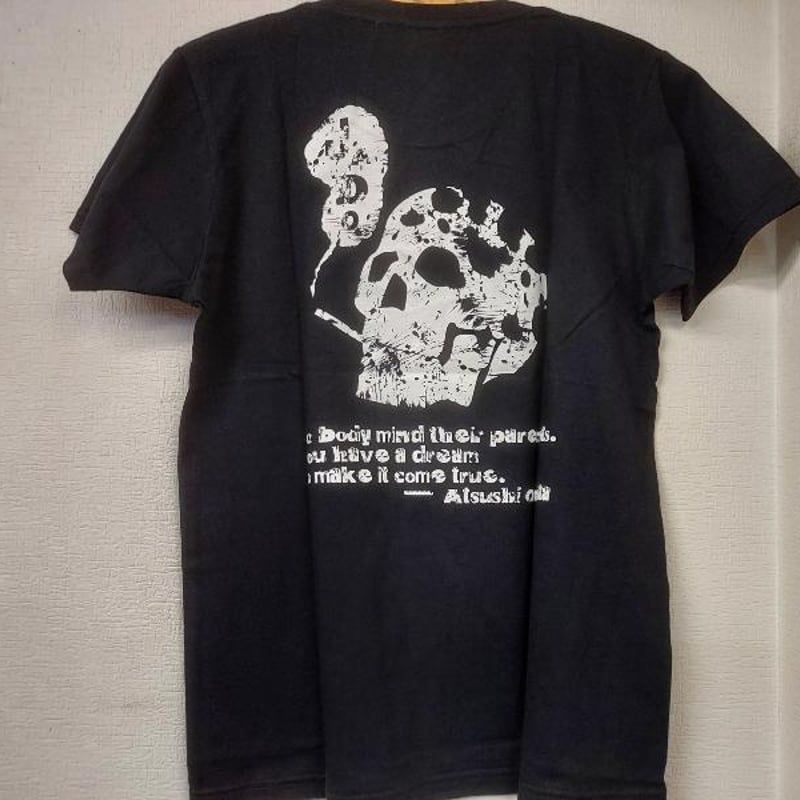 大仁田厚 ドクロ柄Tシャツ サイズ表記なし（S～Mサイズ程度