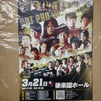 DDT 2019年3月21日 後楽園ホール大会ポスター（長州力引退直前最後のDDT参戦）